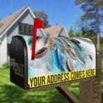 Native Design with Feathers #1 Decorative Curbside Farm Mailbox Cover