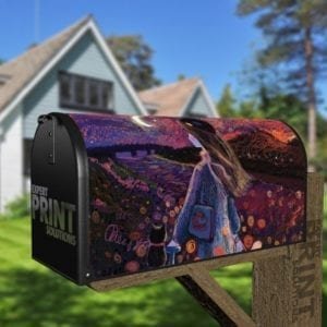 Midnight Walking Decorative Curbside Farm Mailbox Cover