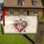 Raggedy Heart Decorative Curbside Farm Mailbox Cover