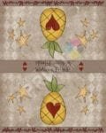 Welcome Friends Pinapple Decorative Curbside Farm Mailbox Cover