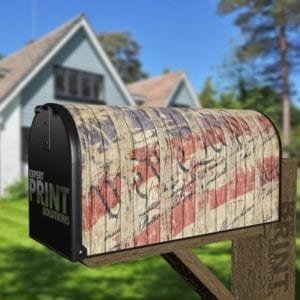 Rustic American Design Decorative Curbside Farm Mailbox Cover