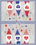 Little USA Patriot Gnomes Decorative Curbside Farm Mailbox Cover