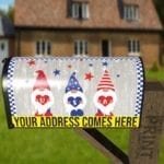 Little USA Patriot Gnomes Decorative Curbside Farm Mailbox Cover