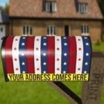 Stars and Stripes Decorative Curbside Farm Mailbox Cover