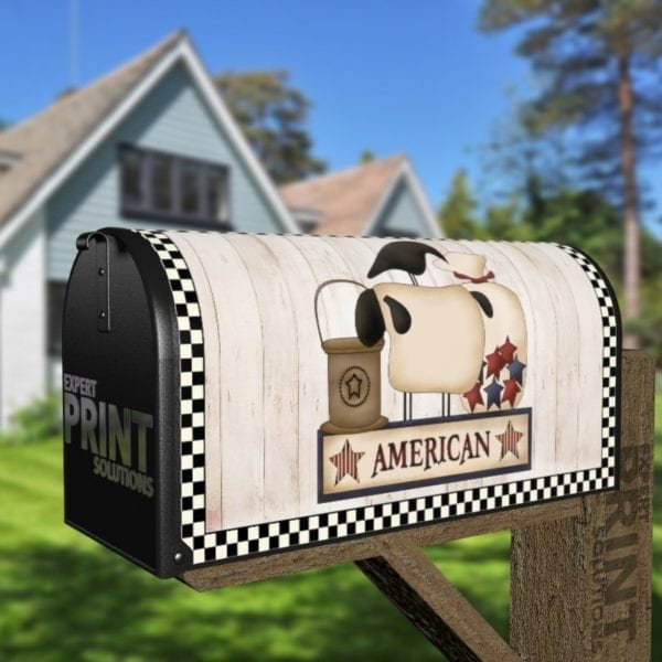 Prim Country USA American Design #7 Decorative Curbside Farm Mailbox Cover