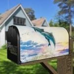 Jumping Dolphins Decorative Curbside Farm Mailbox Cover