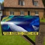 Beluga & the Northern Lights Decorative Curbside Farm Mailbox Cover