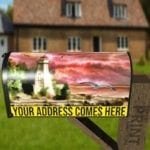 Lighthouse Before Storm Decorative Curbside Farm Mailbox Cover