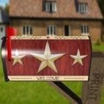 Primitive Country Folk Barn Star #3 - Welcome Decorative Curbside Farm Mailbox Cover