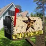Primitive Country Folk Barn Star #2 - Welcome Decorative Curbside Farm Mailbox Cover