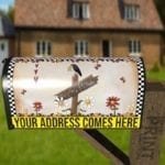 Primitive Country Folk Design #16 - Welcome Friends Decorative Curbside Farm Mailbox Cover