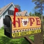 Primitive Country Folk Design #13 - Hope Decorative Curbside Farm Mailbox Cover