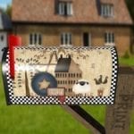 Primitive Country Folk Design #9 - Simplify Decorative Curbside Farm Mailbox Cover