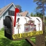 Primitive Country Folk Design #6 - Happiness is Homemade Decorative Curbside Farm Mailbox Cover