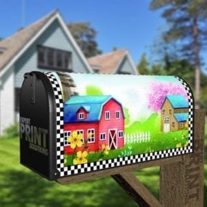 Welcome to Our Home Decorative Curbside Farm Mailbox Cover