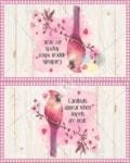 Beautiful Cardinal Quote Decorative Curbside Farm Mailbox Cover