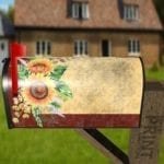 Beautiful Vintage Sunflower Design Decorative Curbside Farm Mailbox Cover