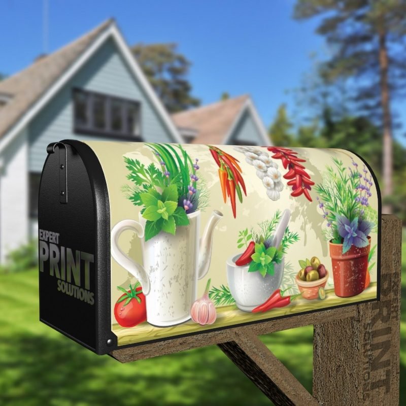 Country Farmhouse Kitchen Still Life Decorative Curbside Farm Mailbox Cover