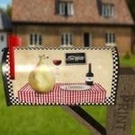 Cute Mouse Drinking Wine Decorative Curbside Farm Mailbox Cover