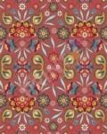 Bohemian Folk Batik Ethnic Flowers #4 Decorative Curbside Farm Mailbox Cover