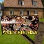 Bohemian Folk Art Ethnic Paisley Design #5 Decorative Curbside Farm Mailbox Cover