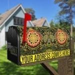 Bohemian Folk Art Ethnic Paisley Design #11 Decorative Curbside Farm Mailbox Cover