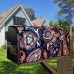Bohemian Folk Art Ethnic Paisley Design #14 Decorative Curbside Farm Mailbox Cover