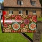 Bohemian Folk Art Ethnic Mandala Design #2 Decorative Curbside Farm Mailbox Cover