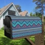Beautiful Ethnic Bohemian Folk Pattern #1 Decorative Curbside Farm Mailbox Cover