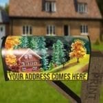 House Beside the Woods Decorative Curbside Farm Mailbox Cover