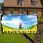 793-enjoying-summer-farm-mailbox-reflective-cover Enjoying Summer Decorative Curbside Farm Mailbox Cover