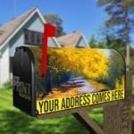 Autumn Road Decorative Curbside Farm Mailbox Cover