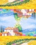 830-country-house-in-a-sunflower-land-big-farm-mailbox-artwork Country House in a Sunflower Land Decorative Curbside Farm Mailbox Cover