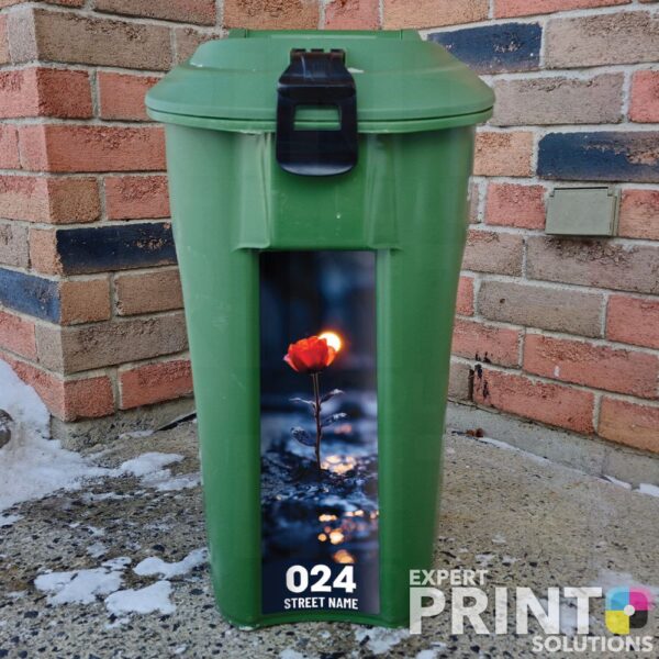 24-single-red-rose-growing-out-of-the-ground-in-the-dark-green-bin-decor-sticker
